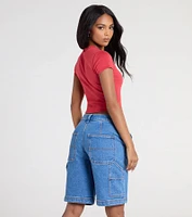 Feeling 23 Crop Graphic Tee
