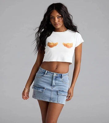Baked Goods Croissant Graphic Tee