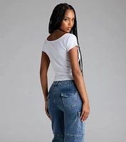28 Crop Graphic Tee