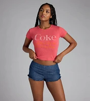 Coke ® Graphic Crop Tee