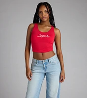 I Know I'm Your Favorite Graphic Tank Top