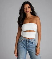 Ultra Trendy Cutout Tube Top