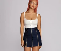 Back To Basics Henley Bodysuit