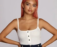 Back To Basics Henley Bodysuit