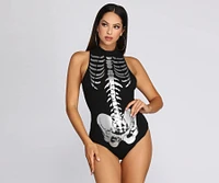Sticks And Stones Skeleton Bodysuit