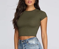 Short And Sweet Cropped Tee