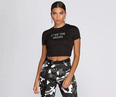 Drama-Free Crew Neck Tee