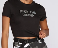 Drama-Free Crew Neck Tee
