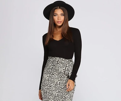 Cuter Crop Long-Sleeve Tee