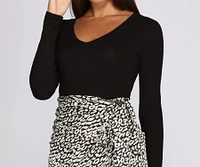Cuter Crop Long-Sleeve Tee