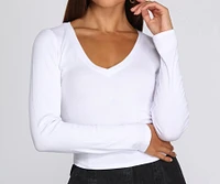 Cuter Crop Long-Sleeve Tee