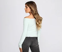 Cozy Ribbed Knit Top
