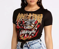 World Tour Bound Slashed Tee