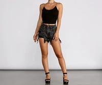 Basic Scoop Neck Ribbed Knit Tank Top