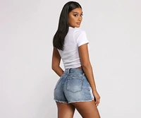 Jefa Graphic Print Twist Knot Crop Top