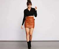 Sporty Chic Zip-Up Crop Top