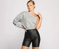 Comfy-Chic One Sleeve Top