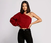 Comfy-Chic One Sleeve Top