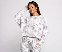 Major Cozy Vibes Tie Dye Top