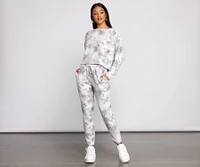 Major Cozy Vibes Tie Dye Top