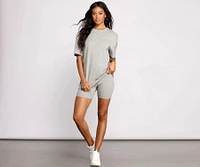 Effortless Everyday Oversize Basic Tee