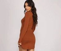 Back to Basics Knit Mini Dress
