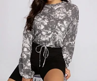 Draw To You Tie-Dye Crop Top