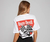 Daredevil Racing Graphic Crop Top