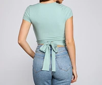 Basic Mood Ribbed Knit Crop Top