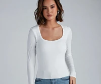 Basic Must-Have Long Sleeve Top