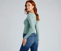 Basic Must-Have Long Sleeve Top