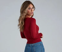 Basic Must-Have Long Sleeve Top