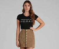 Capricorns Are The Goat Graphic Tee
