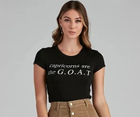 Capricorns Are The Goat Graphic Tee