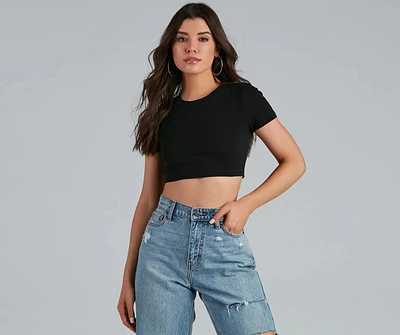 The Casual Crew Crop Top