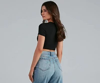 The Casual Crew Crop Top