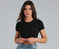 The Casual Crew Crop Top