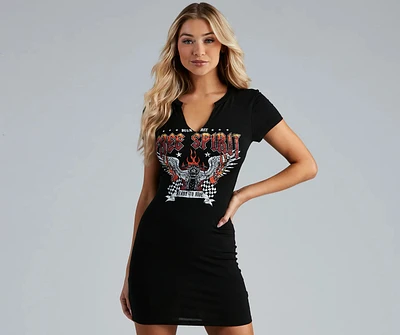 Free Spirit Notched Front Tunic