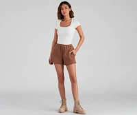 Simple Staple Ribbed Knit Top