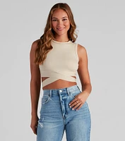 Wrapped Chic Crop Top