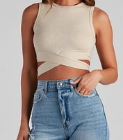 Wrapped Chic Crop Top