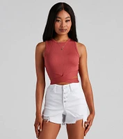 Wrapped Chic Crop Top