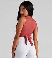 Wrapped Chic Crop Top