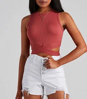Wrapped Chic Crop Top