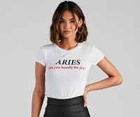 Aries Can You Handle It Graphic Tee