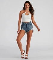 Everyday Staple Halter Crop Top