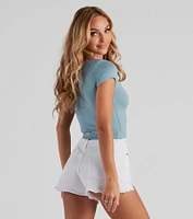Effortless Style Casual Crop Top