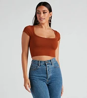 Effortless Style Casual Crop Top