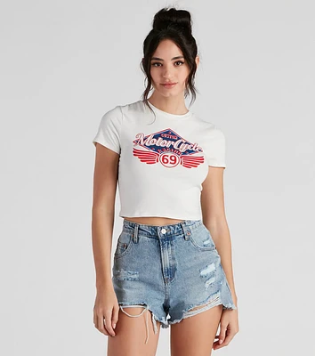 Ready, Set, Moto Race Graphic Tee