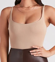 Less Is More Smooth Tank Bodysuit